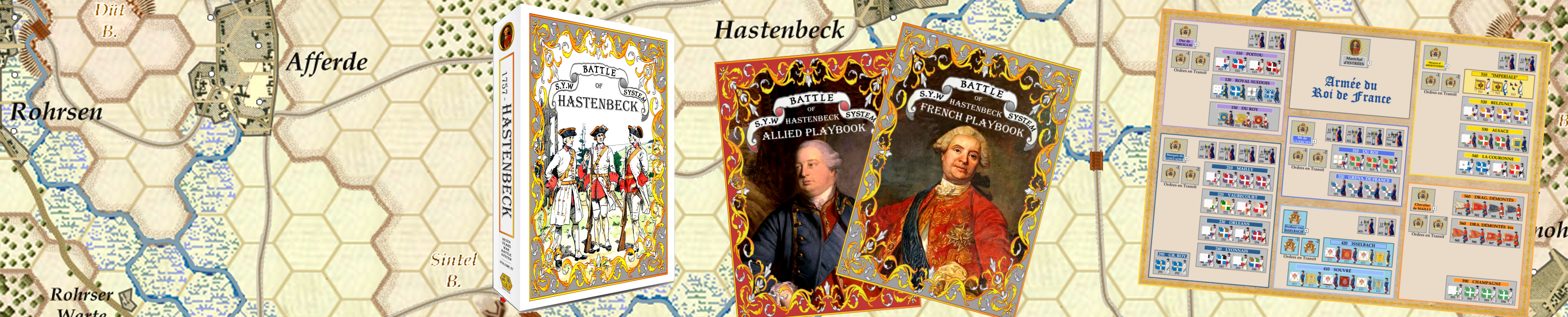 Wargame "Hastenbeck 1757" édité par ADHOC Edition